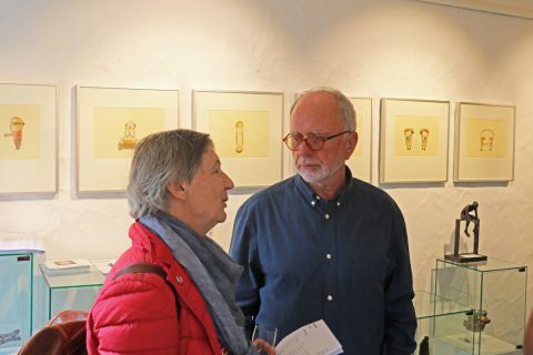 Impressionen der Vernissage von Dieter Gilfert am 07.10.2018