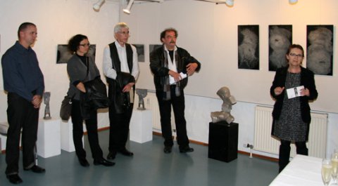 Impressionen der Vernissage von Christoph Traub