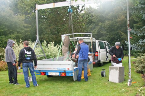 Impressionen vom Bildhauersymposium Affalterbach 2014