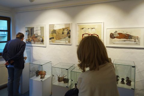 Impressionen der Vernissage von Elke Pollack am 11.05.2018