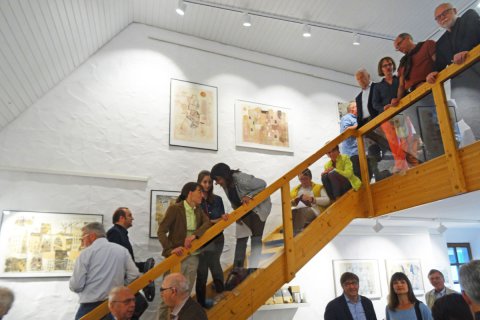 Impressionen der Vernissage von Elke Pollack am 11.05.2018