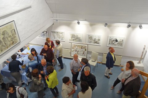 Impressionen der Vernissage von Elke Pollack am 11.05.2018