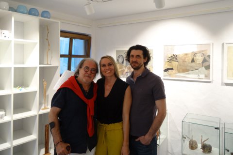 Impressionen der Vernissage von Elke Pollack am 11.05.2018