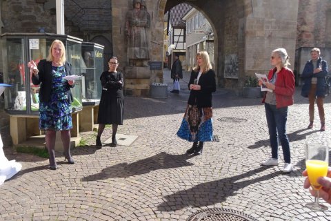 Impressionen der Vernissage von Natalia Simonenko am 15.03.2020