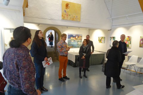 Impressionen der Vernissage von Natalia Simonenko am 15.03.2020