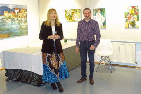 Impressionen der Vernissage von Natalia Simonenko am 15.03.2020