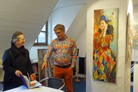 Impressionen der Vernissage von Natalia Simonenko am 15.03.2020