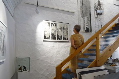 Impressionen der Präsentation von Grete Werner-Wesner vom 11. Juli bis 22. August 2021