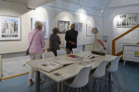 Impressionen der Präsentation von Grete Werner-Wesner vom 11. Juli bis 22. August 2021