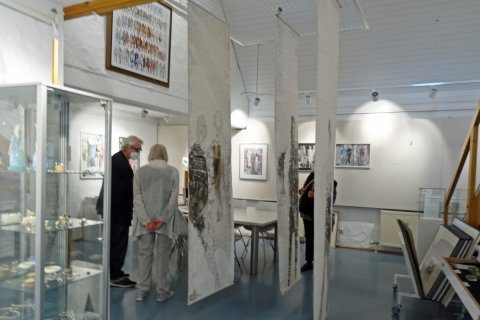 Impressionen der Präsentation von Grete Werner-Wesner vom 11. Juli bis 22. August 2021