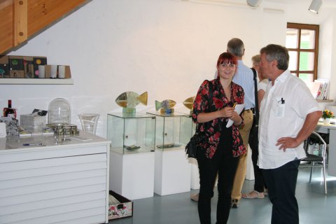 Impressionen der Vernissage von Heiner Düsterhaus am 24.07.2016