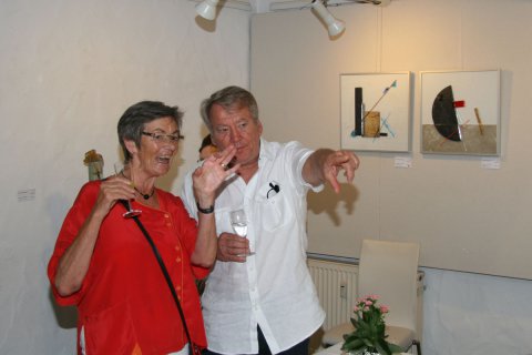 Impressionen der Vernissage von Heiner Düsterhaus am 24.07.2016