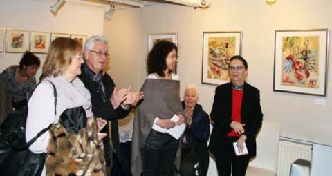 Impressionen der Vernissage von AndyMo am 14.02.2016