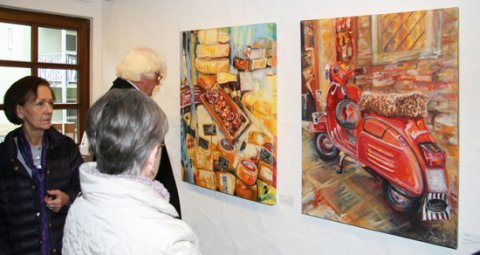 Impressionen der Vernissage von AndyMo am 14.02.2016