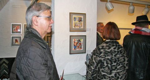 Impressionen der Vernissage von AndyMo am 14.02.2016