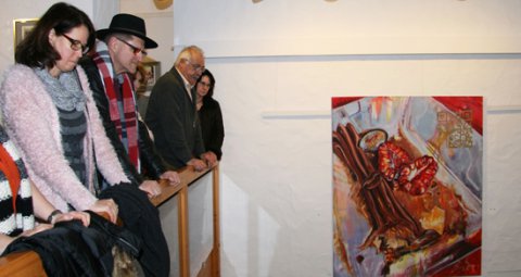 Impressionen der Vernissage von AndyMo am 14.02.2016