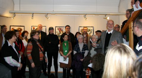 Impressionen der Vernissage von Gertrude Degenhardt