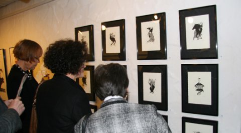 Impressionen der Vernissage von Gertrude Degenhardt