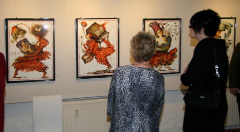 Impressionen der Vernissage von Gertrude Degenhardt