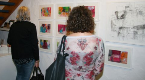 Impressionen der Vernissage von Christine Fluhrer