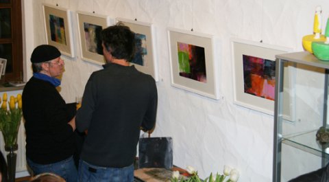 Impressionen der Vernissage von Christine Fluhrer