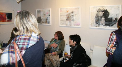 Impressionen der Vernissage von Christine Fluhrer