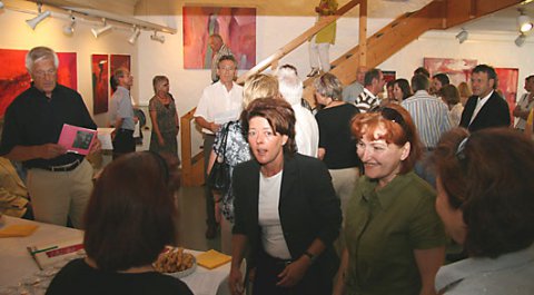 Impressionen der Vernissage von Katrin Freudenberger