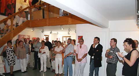 Impressionen der Vernissage von Katrin Freudenberger