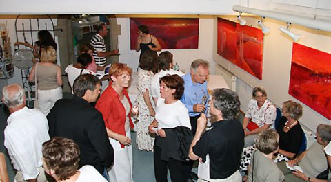 Impressionen der Vernissage von Katrin Freudenberger