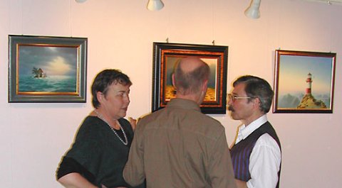 Impressionen der Vernissage von Joachim Lehrer