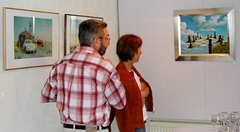 Impressionen der Vernissage von Joachim Lehrer