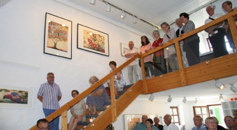 Impressionen der Vernissage von Jutta Votteler