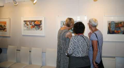 Impressionen der Vernissage von Jutta Votteler