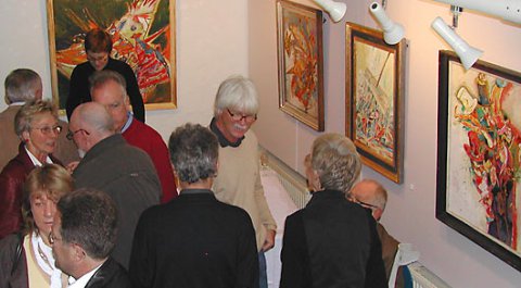 Impressionen der Vernissage von Bernd Kastenholz