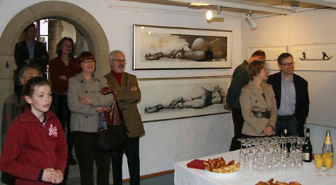 Impressionen der Vernissage von Bodo W. Klös 2008 und der Veranstaltung 