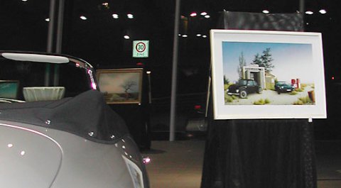 Impressionen der Vernissage von Joachim Lehrer - Kunst im Hangar