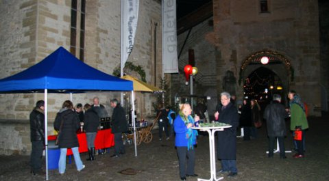 Impressionen der Vernissage von Mehrdad Zaeri