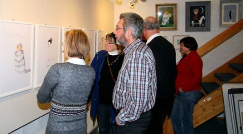 Impressionen der Vernissage von Mehrdad Zaeri