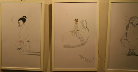 Impressionen der Vernissage von Mehrdad Zaeri