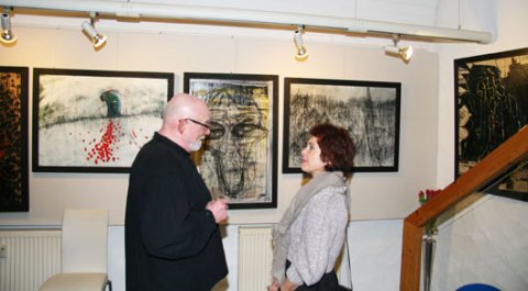 Impressionen der Vernissage von Carsten Meyn