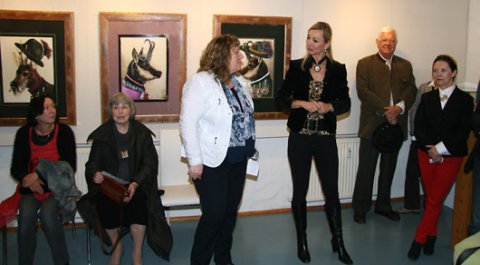 Impressionen der Vernissage von Petra Mitterer