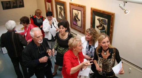 Impressionen der Vernissage von Petra Mitterer