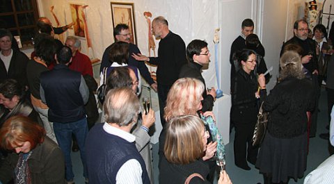 Impressionen der Vernissage von Václav Pokorný - Bilder und Skulpturen