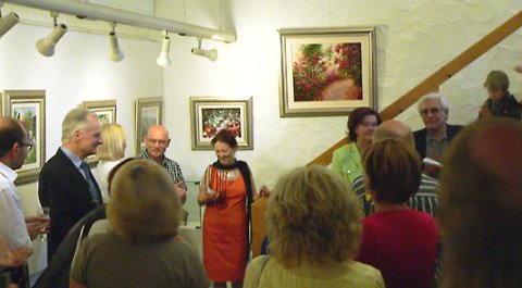 Impressionen der Vernissage von Cote Pomares