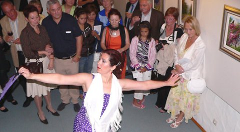 Impressionen der Vernissage von Cote Pomares