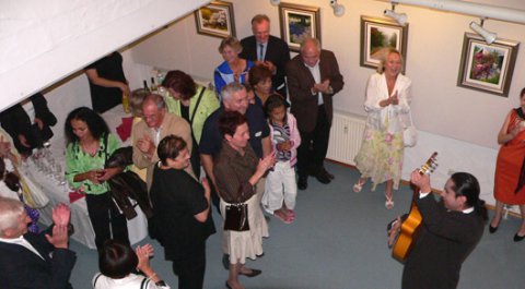 Impressionen der Vernissage von Cote Pomares