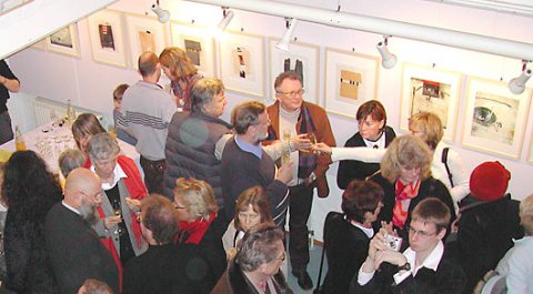 Impressionen der Vernissage von Renate Gries-Fahrbach