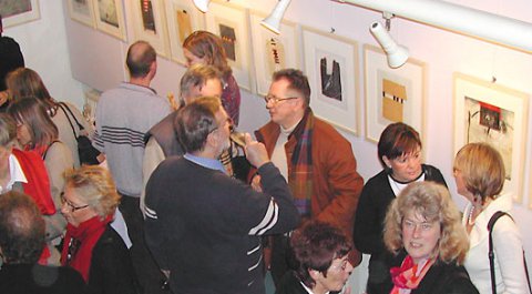 Impressionen der Vernissage von Renate Gries-Fahrbach
