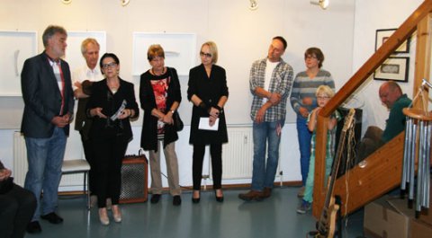 Impressionen der Vernissage von Frank Teufel