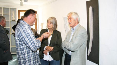 Impressionen der Vernissage von Frank Teufel